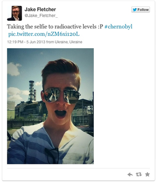 Illustration for article titled Selfies at Serious Places Is the Most Cringeworthy Tumblr of All Time
